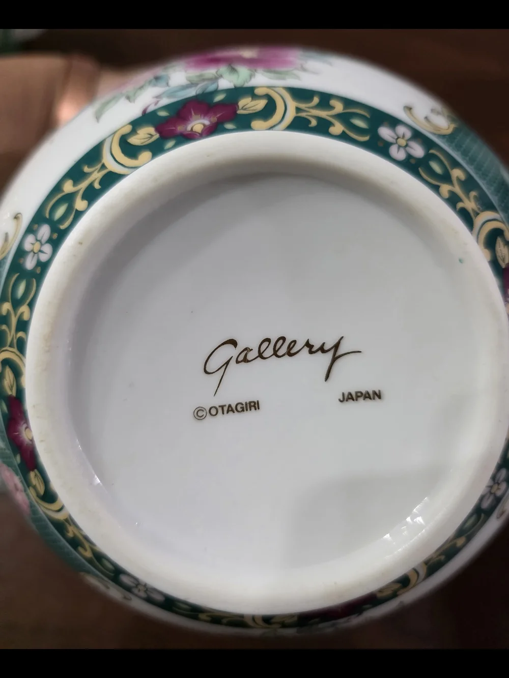 Vintage Otagiri-Style Porcelain Teapot with Two Hummingbird Cups